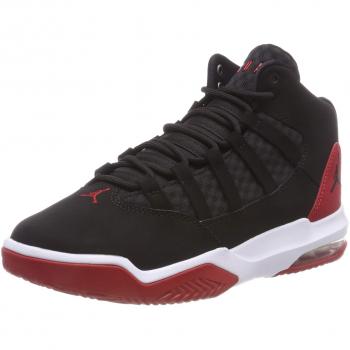 NIKE Boys' Jordan Max Aura (Black/Gym Red/White)