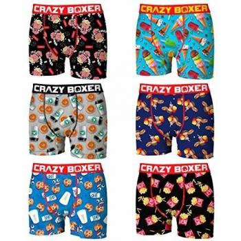 Pack de 6 boxers Crazy Boxer Multicolor L