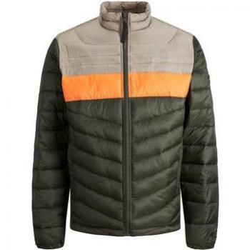 Jack & Jones Herren-Jacke Hero Puffer Collar – Polyesterschicht, mehrfarbige Varianten