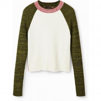 Desigual Maglia a coste traspirante