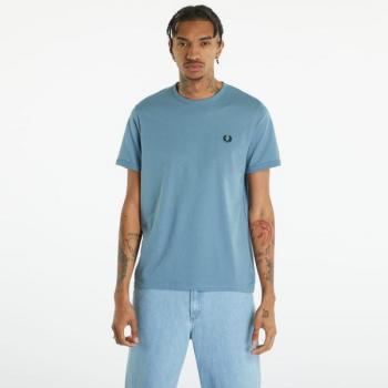 Fred Perry Ringer Ash Blue T-Shirt