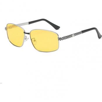 KAIXING UV400 Gelbe Linsen Sonnenbrille – Polarisiert, Anti‑Schimmer, Für Männer & Frauen