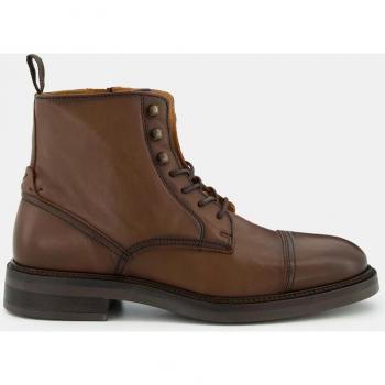 Botas de hombre en marrón Hackett con puntera reforzada y cierre con ganchos