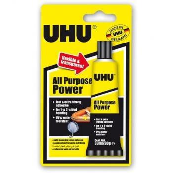 UHU High-Strength Multipurpose Clear Glue, 33 mL