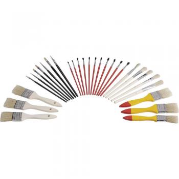 Collection de pinceaux variés, 30 pcs
