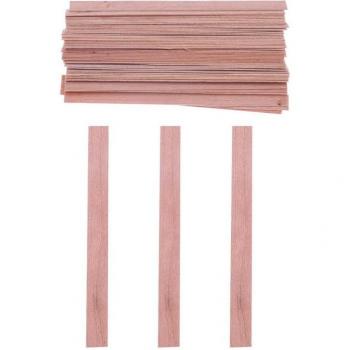 Set Bougies Artisanales Bois et Cire 50 pièces