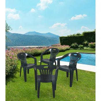 Conjunto Verde Italico de Sillas