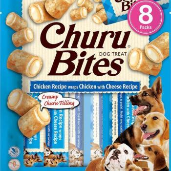 Churu Bites Sabor Pollo con Queso para Perros 8 x 12 gr