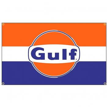 Drapeau de Décoration Gulf Oil 90x150cm