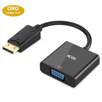DisplayPort to VGA 1080P 60Hz Convertitore in Oro