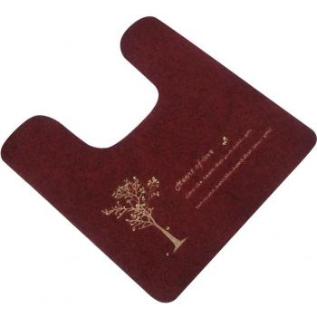 20X20 Inch Zachte U-Vormige Vloermat voor Toilet