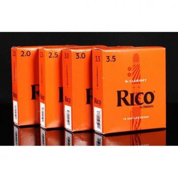 Rico Bb Clarinet Reeds by D'Addario, Strength 3.5