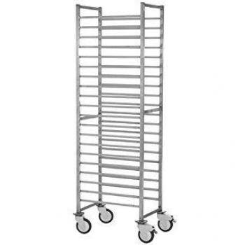 Transportador de Piso CNS 325 mm x 530 mm, Nivel 2, 20 Ruedas (2 sin freno)