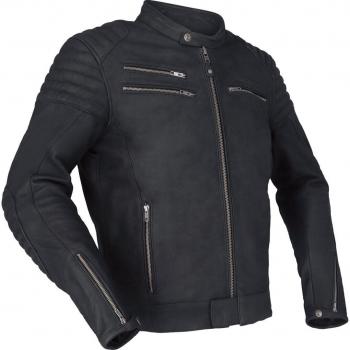 Richa Charleston Motorrad Lederjacke für Herren Schwarz 54