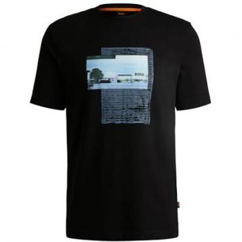 BOSS Polo Triangolo Regular Fit Nero