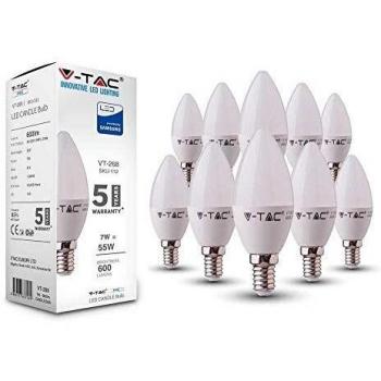 E14 7W Non Dimmable Candle Bulbs
