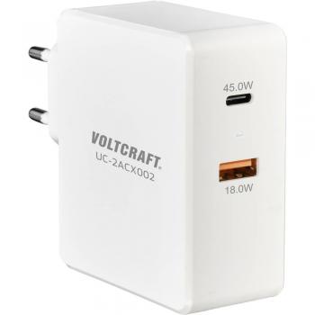 VOLTCRAFT UC-2ACX002 USB-Ladegerät 45 W und 63 W mit 2 x USB + USB-C