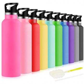 Bouteille d'eau en acier inoxydable isolée à double paroi