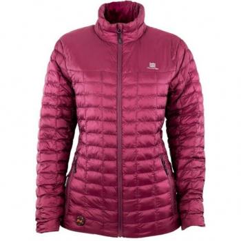 Mobile Warmback 7.4V Heated Womens Burgundy Outerwear