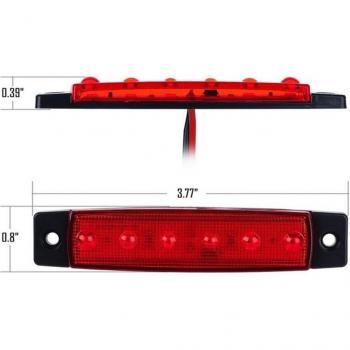 Indicador Lateral Multicolor 6 LED 12V para Camiones