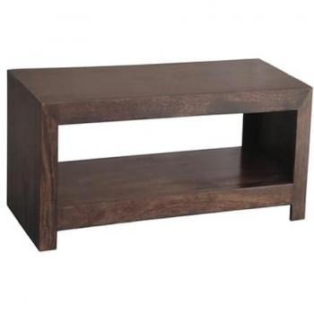 Jaipur OpenPlazma Media Unit – Mango Wood – 45×110×40 – Deep Charcoal