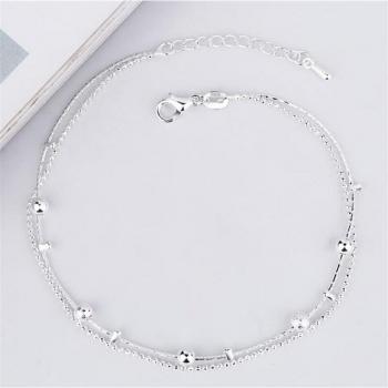 KOFSAC Stilvolles Fuß Schmuck für Frauen aus 925 Sterling Silber mit Perlen