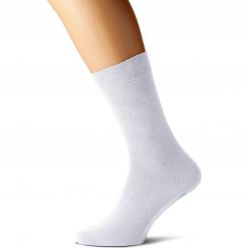 Hudson Herren Socken – Weiß, Baumwolle, einfarbig, 43/46