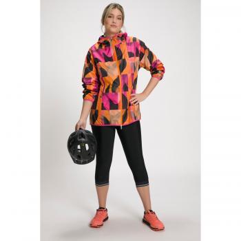 Giacca da pioggia con borsina e zip, Donna, Arancione, Taglia: 60/62, Poliestere, Ulla Popken