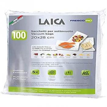 Laica Bolsas Envasado Vacío 20x28 Cm 100 Unidades