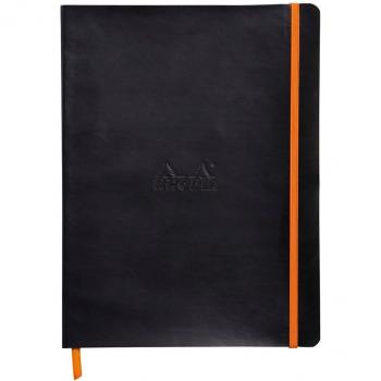 Carnet à Ruban Noir Rhodiarama 160 Pages