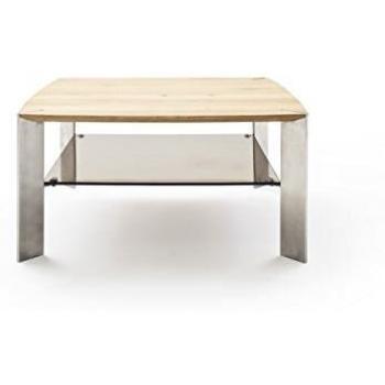MCA Möbel Couchtisch Massivholz Eiche, Größe: 80x41x8