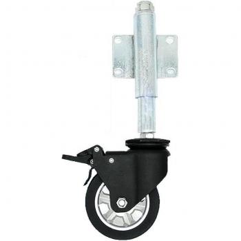 Steel Spring Loaded Caster Wheel for Fences