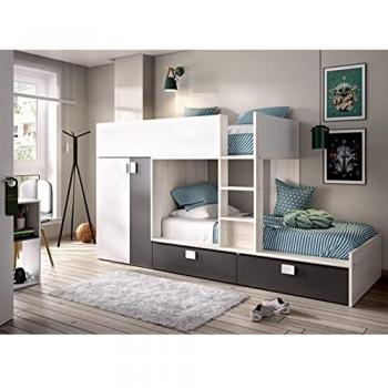 Letto a castello 2 letti 90 x 190 cm