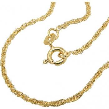 Gallay Kette ohne Anhänger – 1,6 mm Doppelanker, 9 Kt. Gold, 38 cm