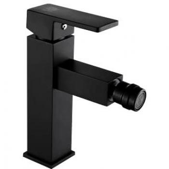 Grifo monomando de bidet serie Arce en color negro