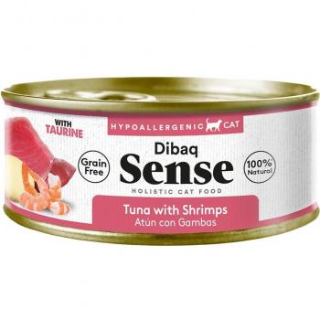 Dibaq Sense Cat Lata Grain Free Atún Con Gambas 70 Gr