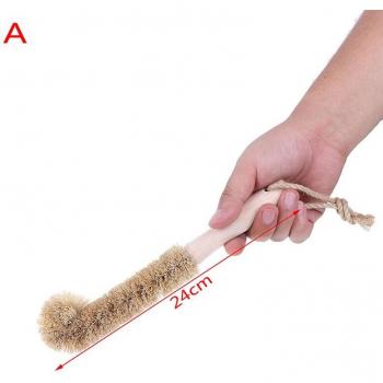 Coconut Palm Cleaning Brush for Non-Stick Pans