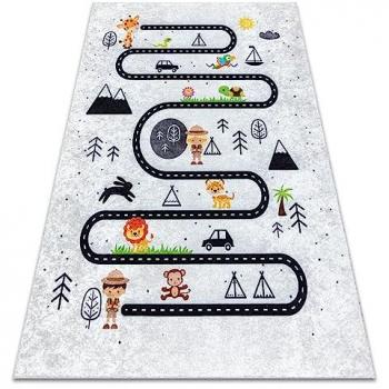 Tapis Rugsx Enfants 120x170 cm Gris