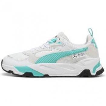 Puma Mapf1 Trinity Running Shoes – White/Green, UK Size 9.5 (Male)
