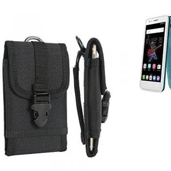Bolsa del cinturón para Alcatel One Touch Go Play, negro