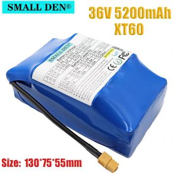 36V 5,2 Ah Lithium-Batterie Pack für Elektrofahrzeuge mit BMS