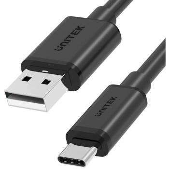 Y‑C481BK Cable Corto USB A–USB C 50 cm, Velocidad 480 Mbps