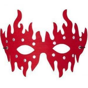 Maschera Rossa Borchiata Widmann