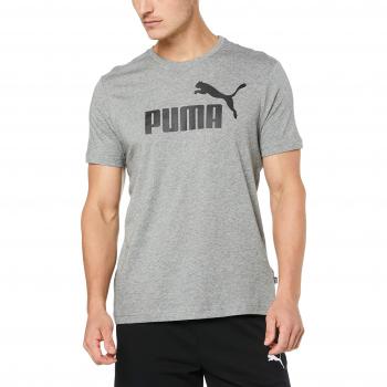 PUMA Herren ESS Logo T-Shirt, Grau, XL