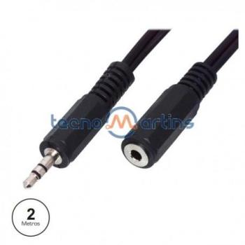 Cabo de Conexão Jack 3.5mm Macho/Fêmea 2 Metros