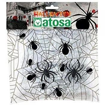 Telaraña decorativa blanca 40 g Halloween