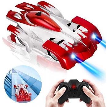 Stunt Racing RC Car with Dual Modes & LED Lights – Red