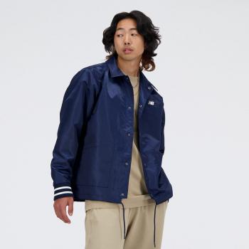 New Balance Men's Coaches Jacket Navy Blue S