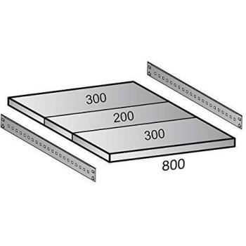 Fachboden für Kaiserkraft CLEANA Steckregal 800x800 mm