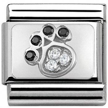Nomination Composable Gioiello con Zirconi e Acciaio